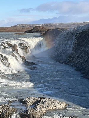 The Gullfoss Waterfalls