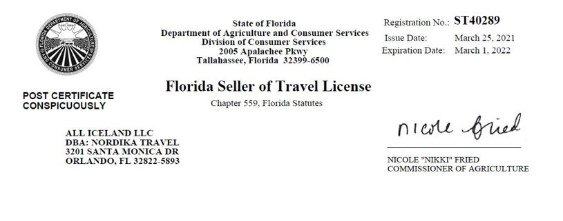 Florida License